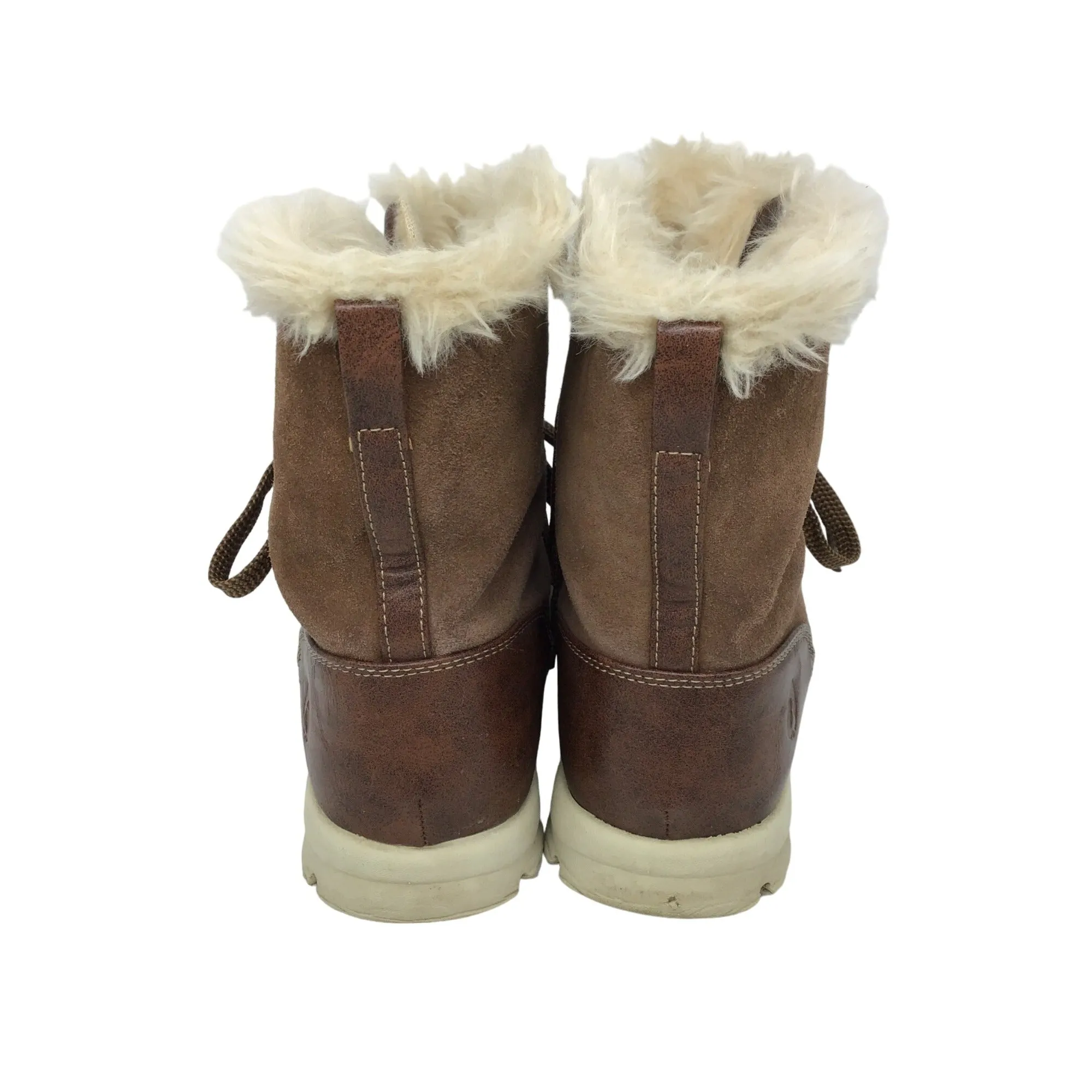 Women’s Leather & Fur Snow Boots