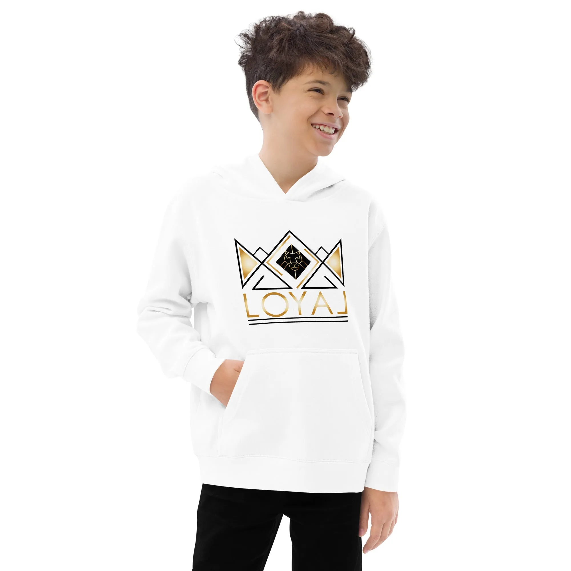 Youth fleece hoodie - Gold