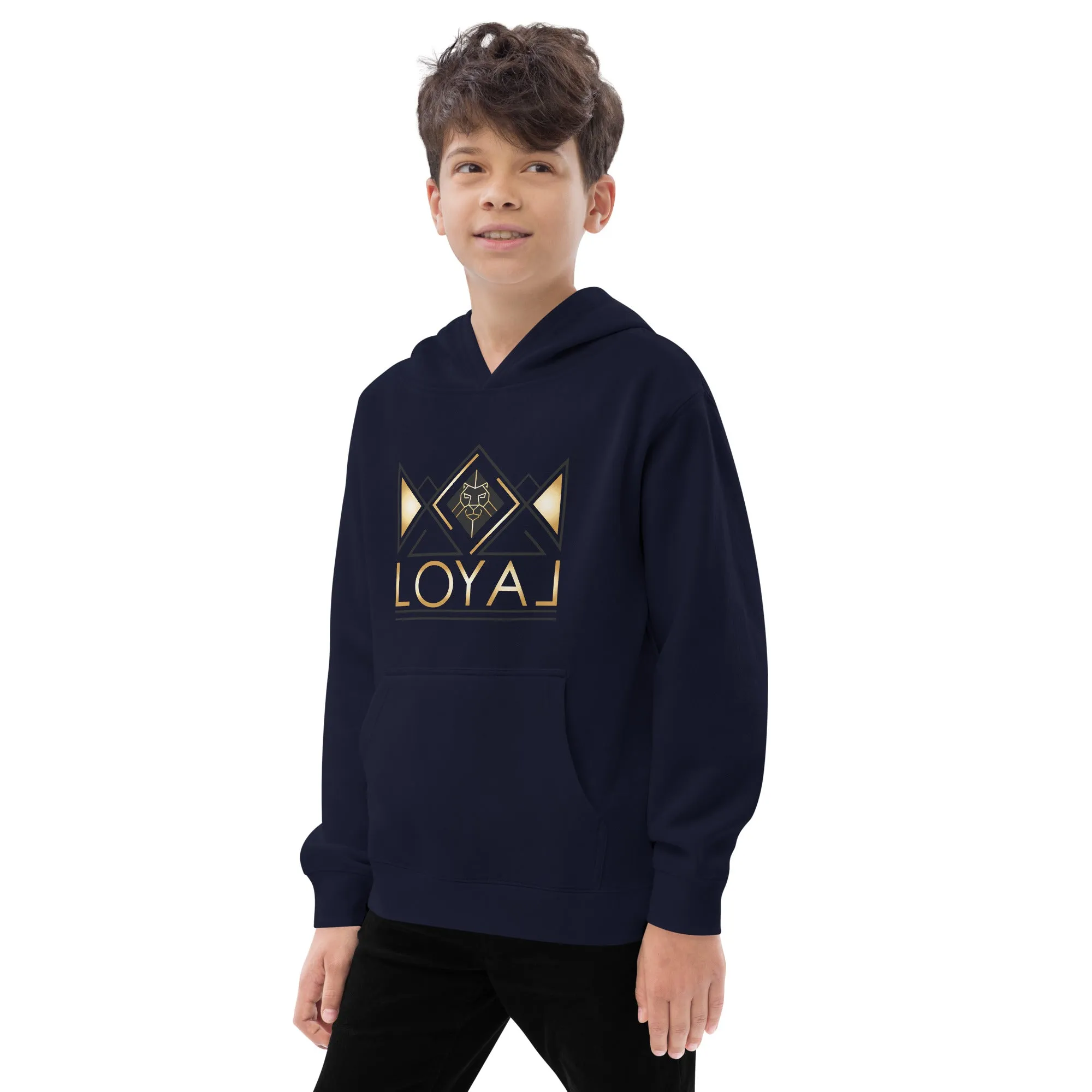 Youth fleece hoodie - Gold