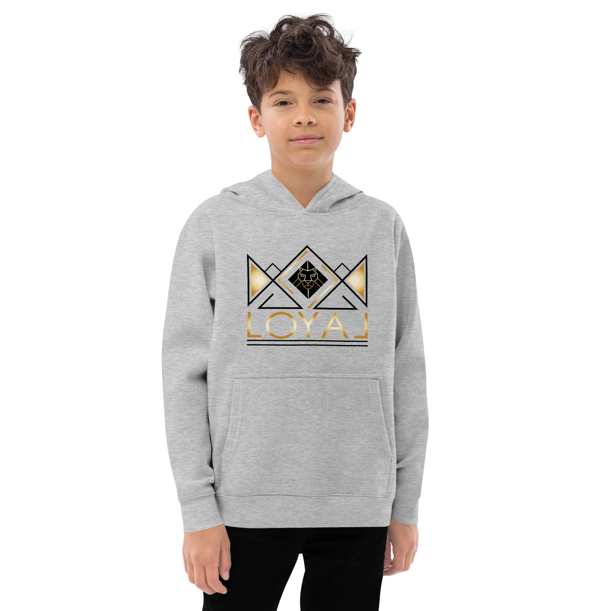 Youth fleece hoodie - Gold