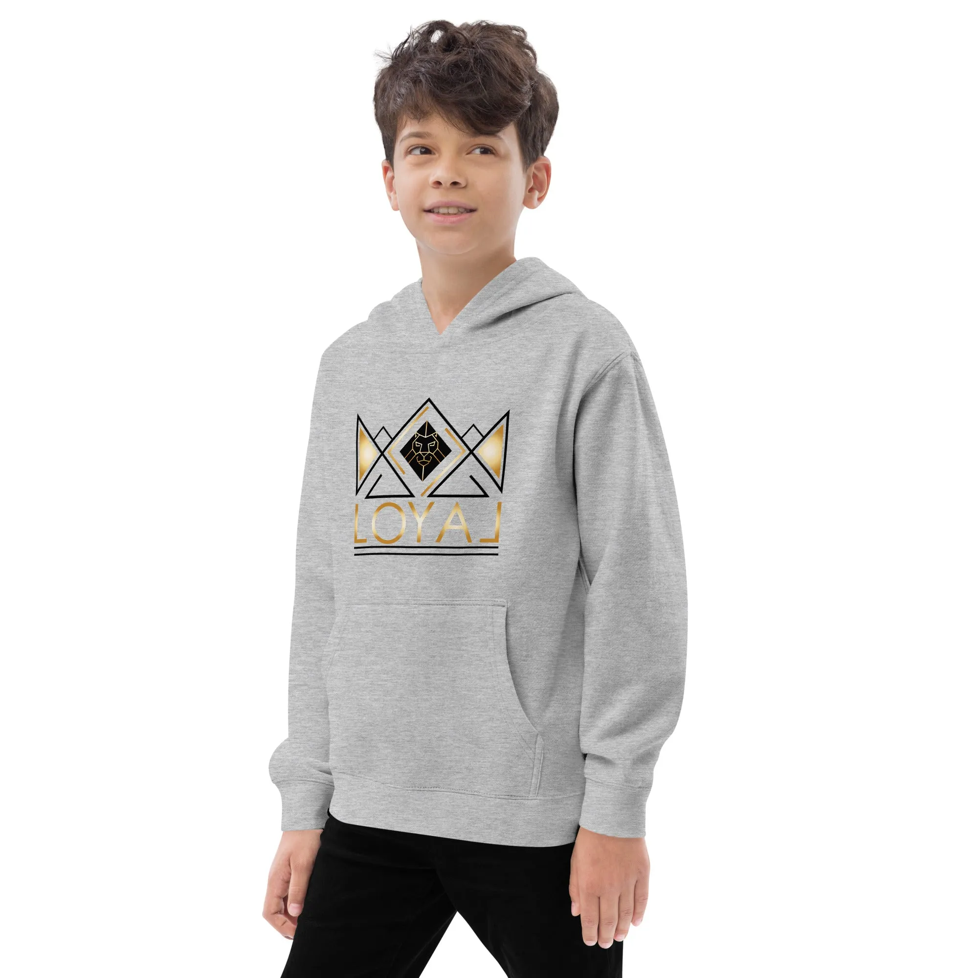 Youth fleece hoodie - Gold
