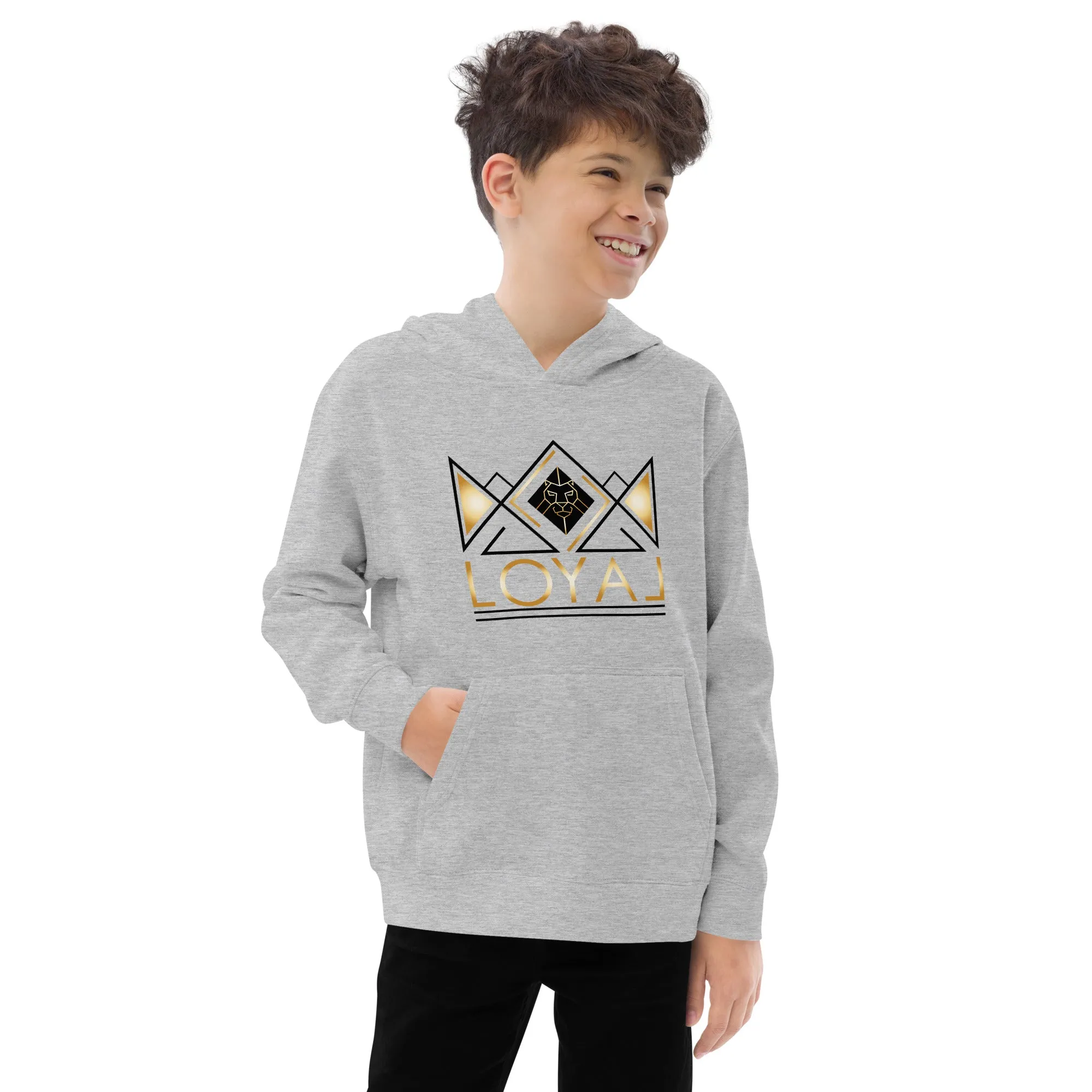 Youth fleece hoodie - Gold