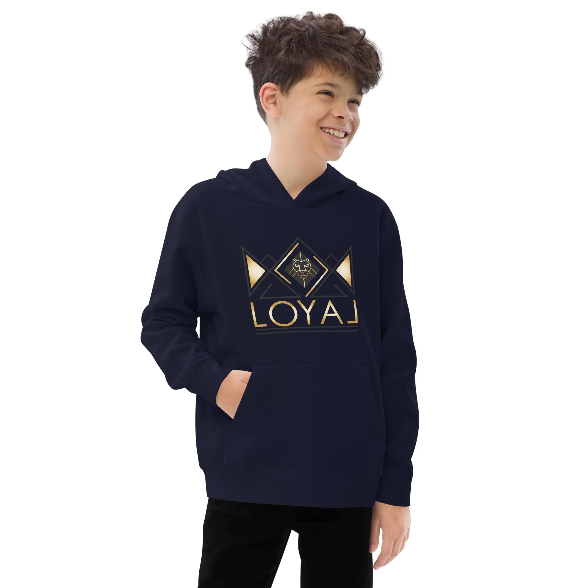 Youth fleece hoodie - Gold