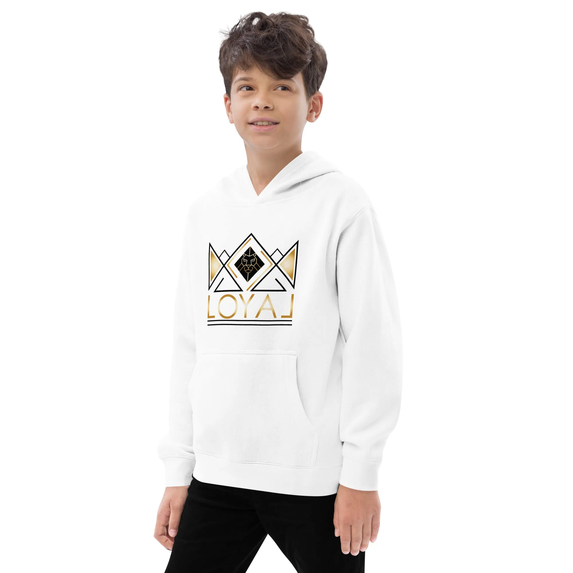 Youth fleece hoodie - Gold