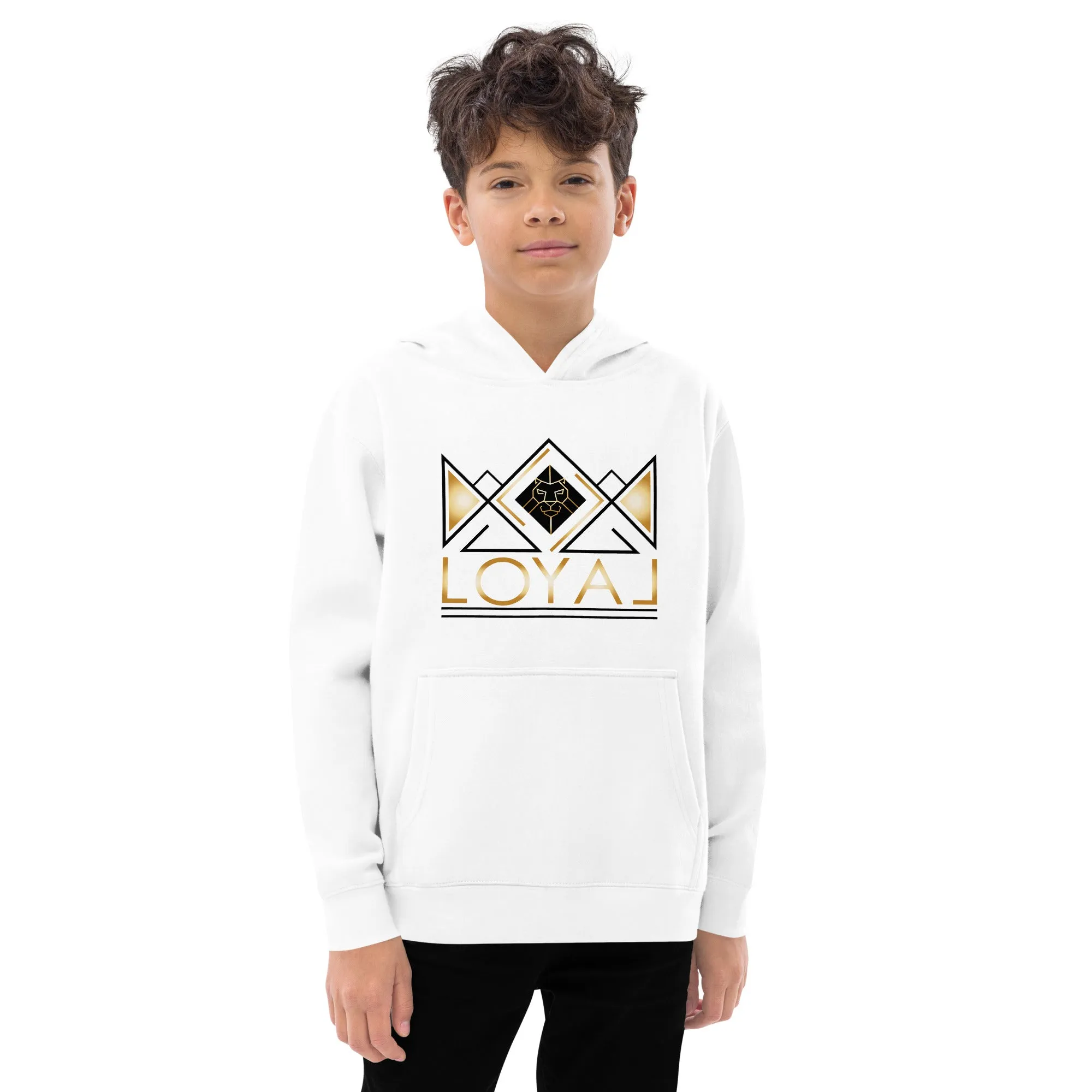 Youth fleece hoodie - Gold