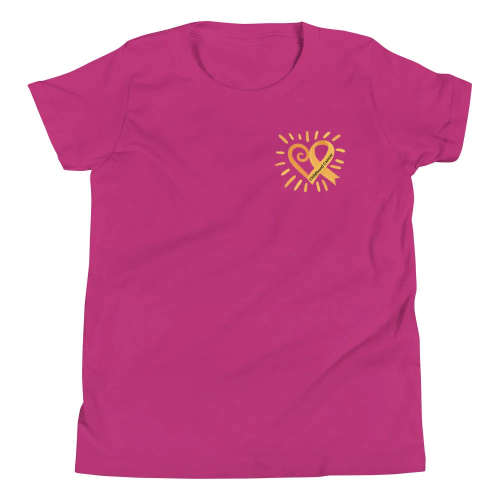 Youth Short Sleeve Childhood Cancer tee