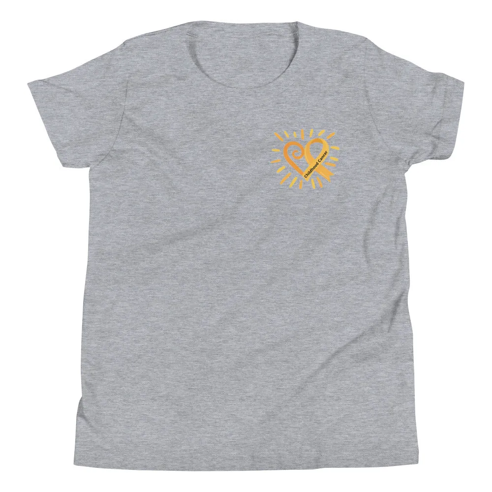 Youth Short Sleeve Childhood Cancer tee