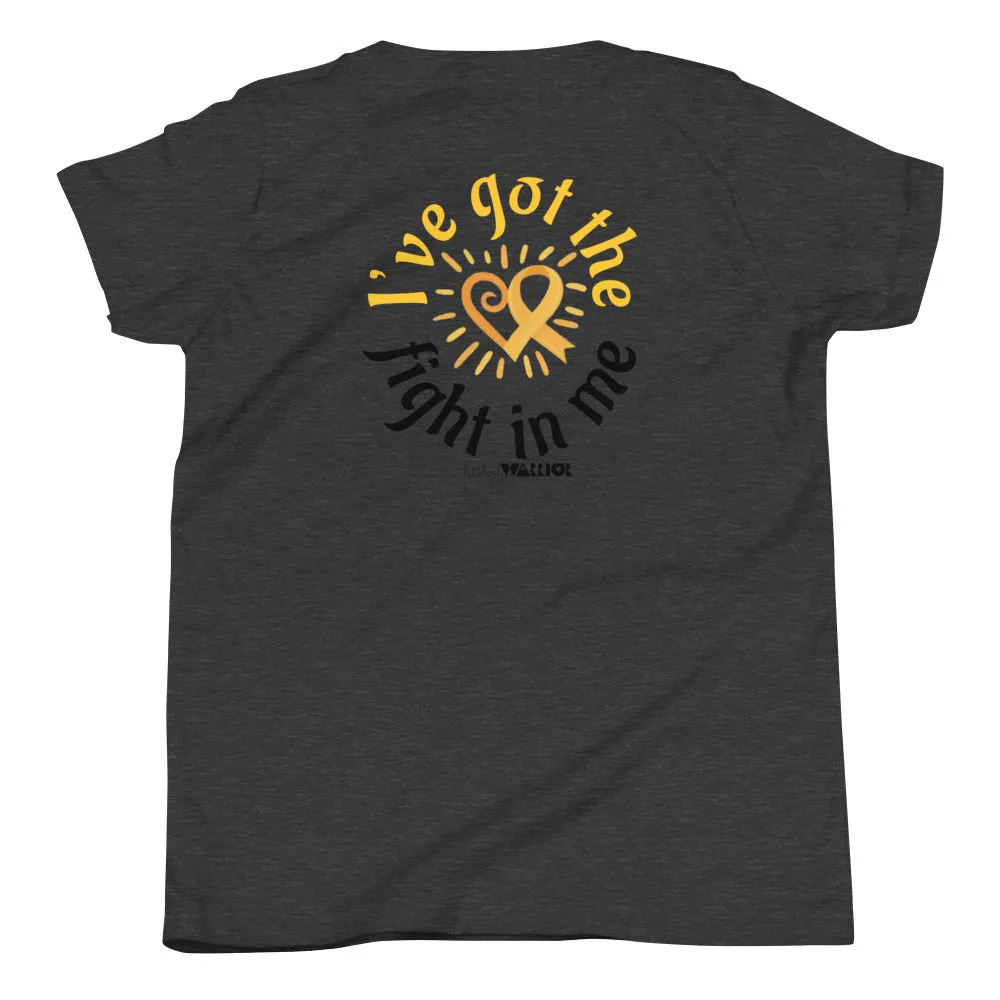 Youth Short Sleeve Childhood Cancer tee