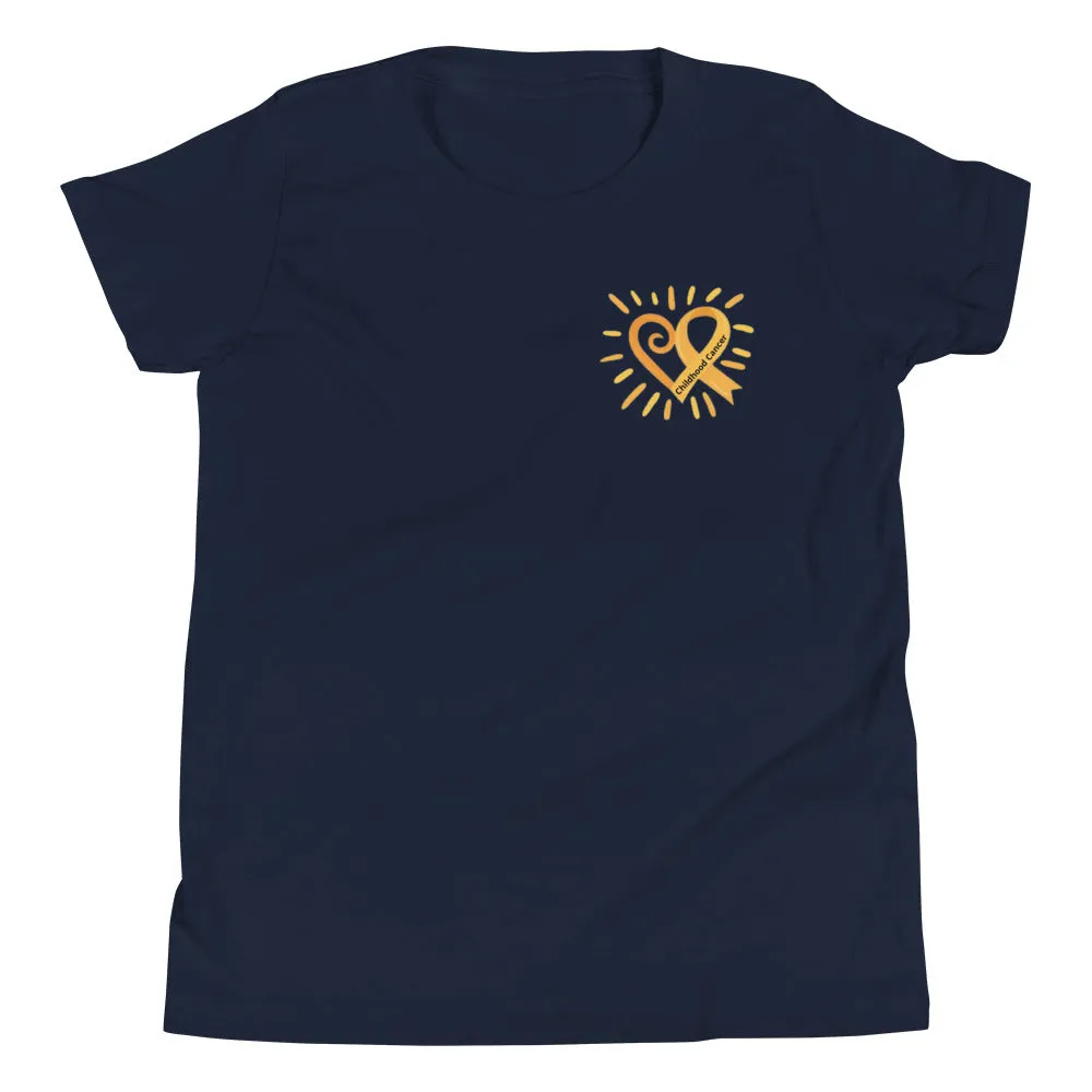 Youth Short Sleeve Childhood Cancer tee