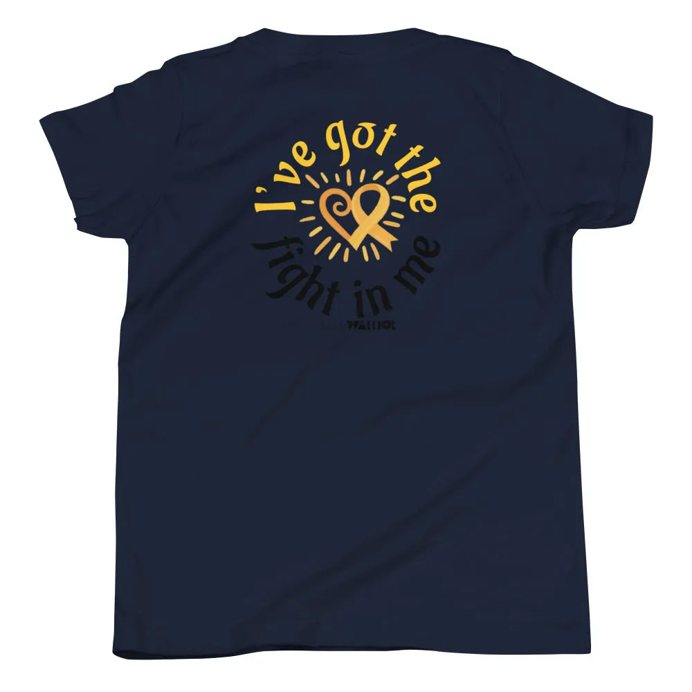 Youth Short Sleeve Childhood Cancer tee