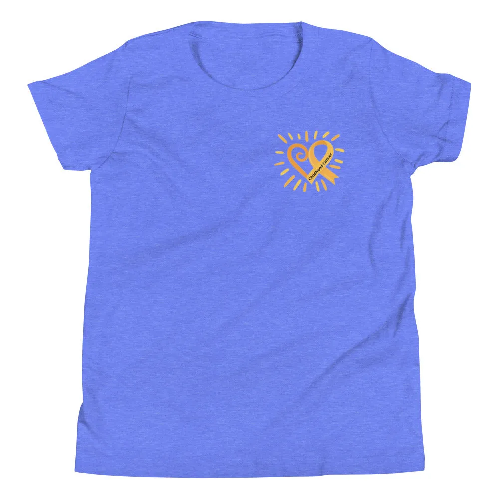 Youth Short Sleeve Childhood Cancer tee