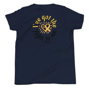 Youth Short Sleeve Childhood Cancer tee