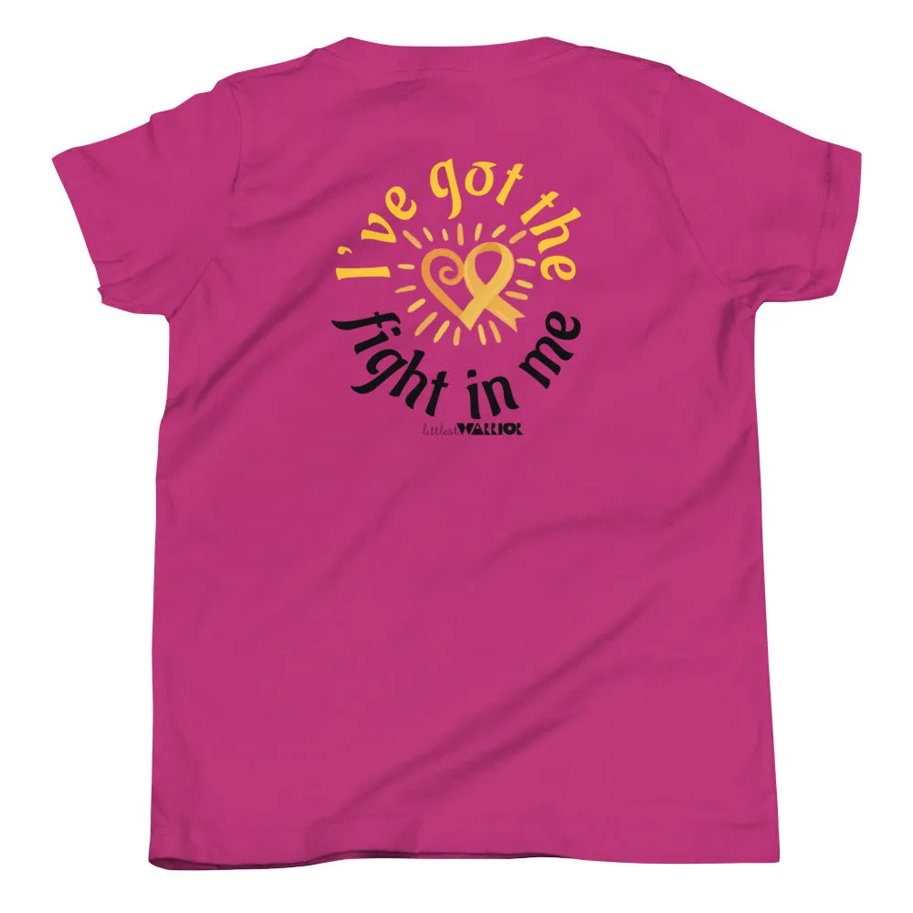 Youth Short Sleeve Childhood Cancer tee