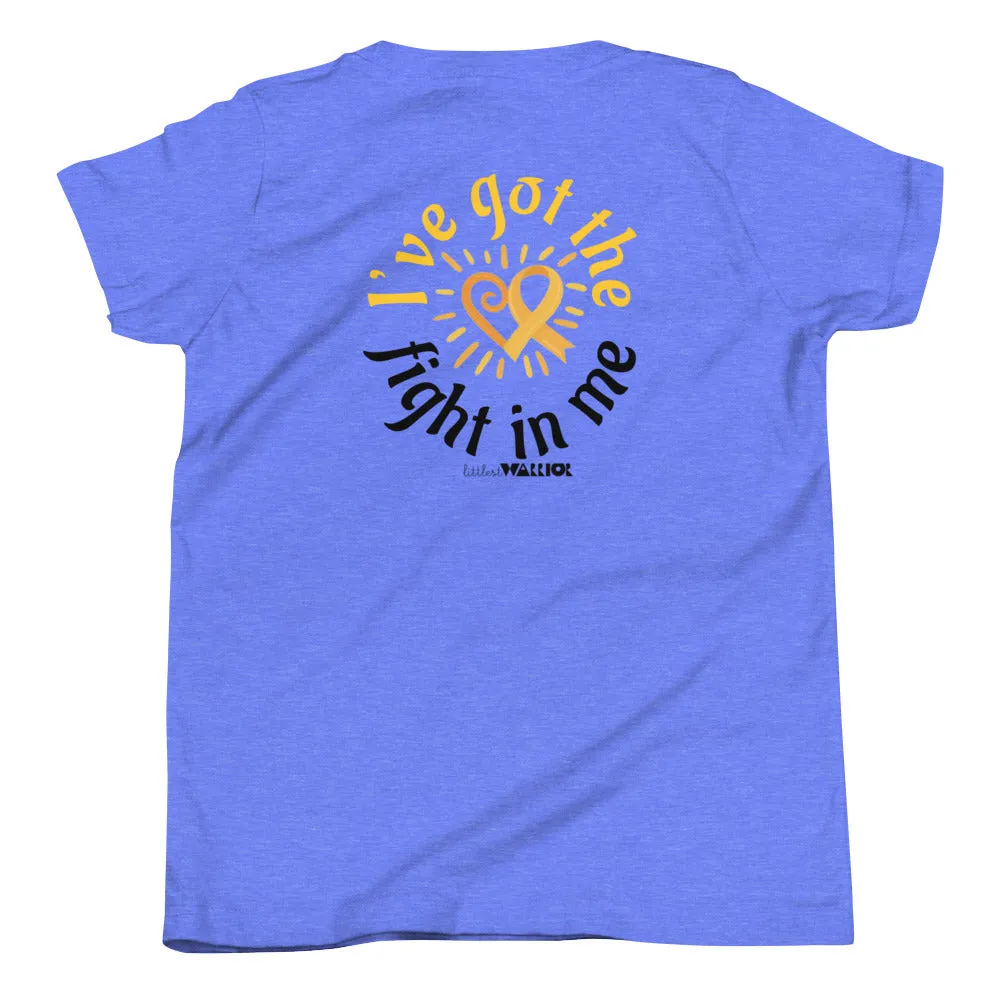 Youth Short Sleeve Childhood Cancer tee