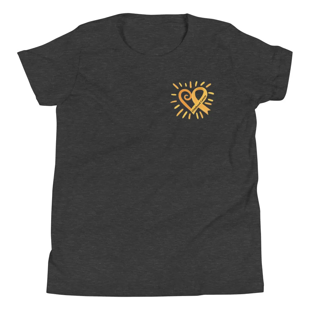 Youth Short Sleeve Childhood Cancer tee