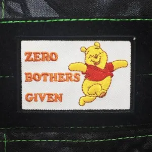 ZERO BOTHERS GIVEN MORALE PATCH